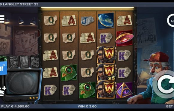 Screenshot from the New Langley Street 23 Slot by ELK Studios