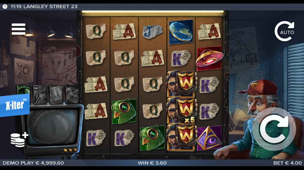 Screenshot from the New Langley Street 23 Slot by ELK Studios