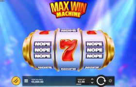 Screenshot della nuova slot Max Win Machine di Hacksaw Gaming