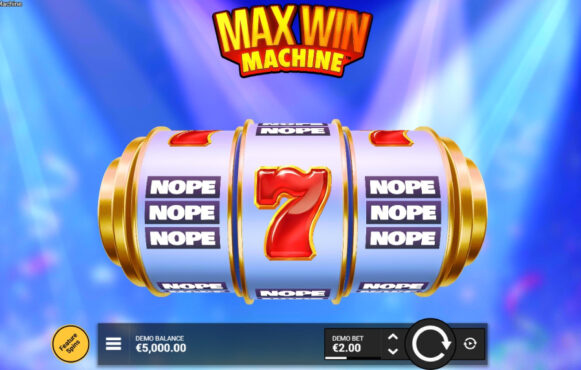 Screenshot della nuova slot Max Win Machine di Hacksaw Gaming