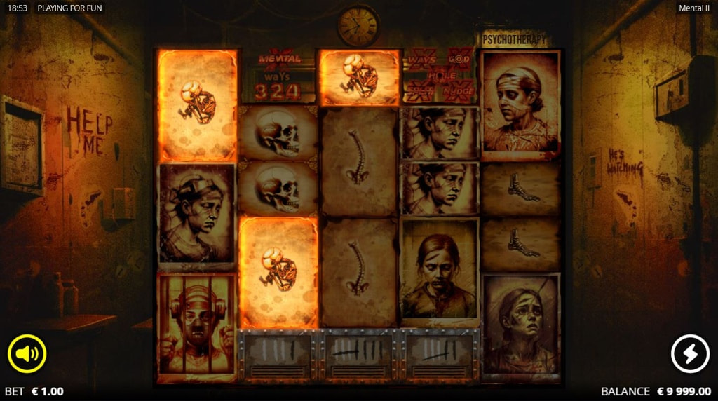 Screenshot van de slot Mental 2 (sequel)