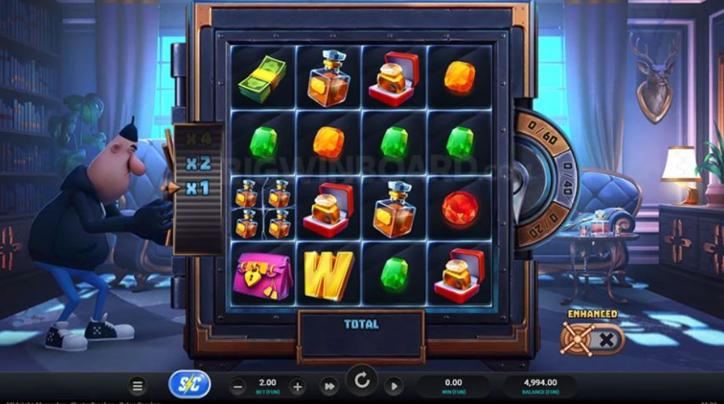 Screenshot from the New Midnight Marauder ClusterBreaker Slot by Relax Gaming