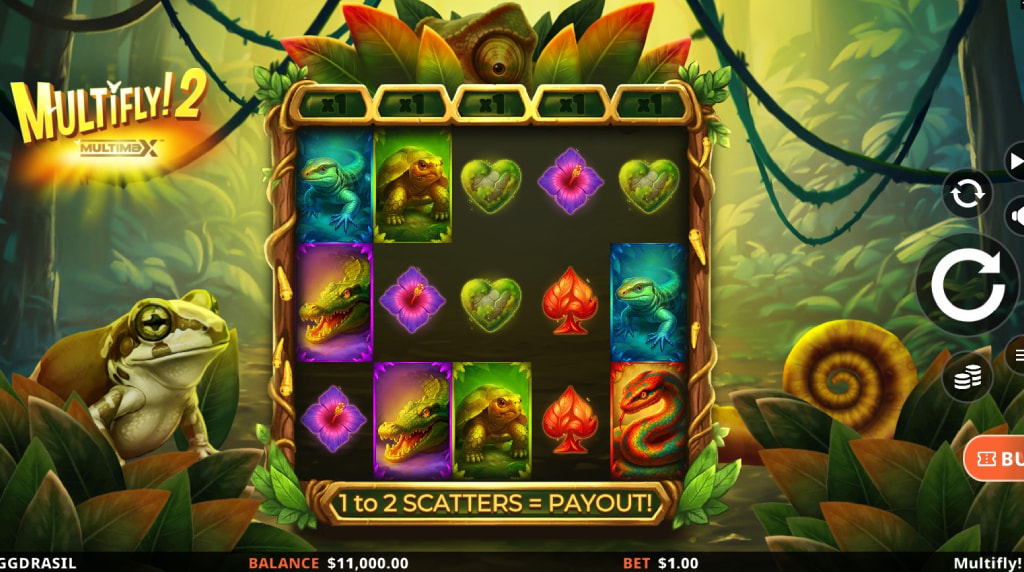 Screenshot della nuova slot MultiFly 2 di Yggdrasil Gaming
