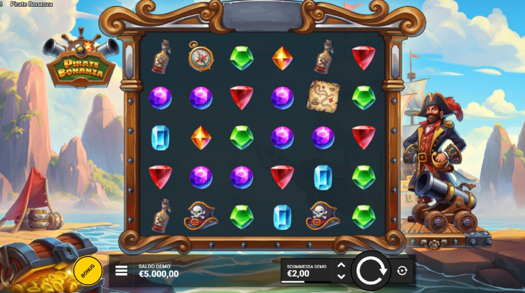 Pirate Bonanza di Hacksaw Gaming