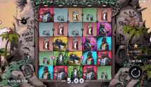 Screenshot from the New Punk Penguin Slot by Print Studios