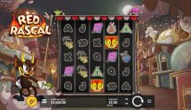 Screenshot della nuova slot Red Rascal di Hacksaw Gaming