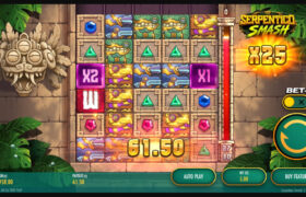 Screenshot from the New Serpentico Smash Slot by Thunderkick