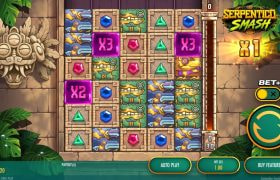Screenshot van de nieuwe Serpentico Smash slot van Thunderkick
