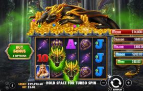 Screenshot from the New Sleeping Dragon Ultra Dark Slot by Pragmatic Play