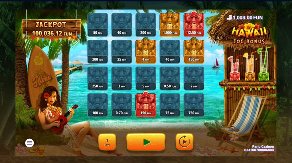 Slotul Hawaii de la 7777 Gaming