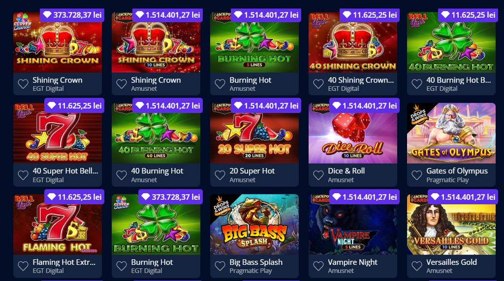 Sloturi populare la Mr Bit Casino
