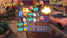 Screenshot fra den Nye Spice Slot af NetEnt