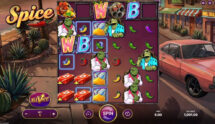 Screenshot from the New Spice Slot by NetEnt