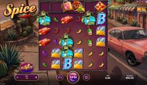 Screenshot van de nieuwe Spice slot van NetEnt