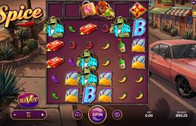 Screenshot van de nieuwe Spice slot van NetEnt