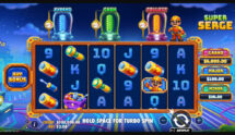 Screenshot della nuova slot Super Serge di Pragmatic Play