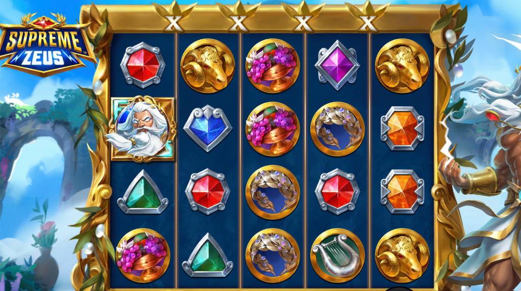 Screenshot from the New Supreme Zeus Slot by Hacksaw Gaming