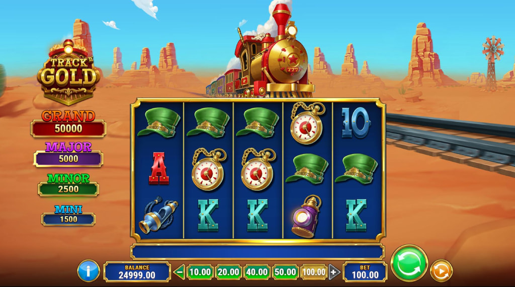 Screenshot van Track N Gold