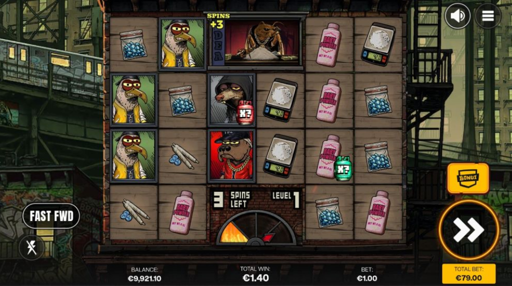 Screenshot from the Burn the Evidence Feature of Trap Tower