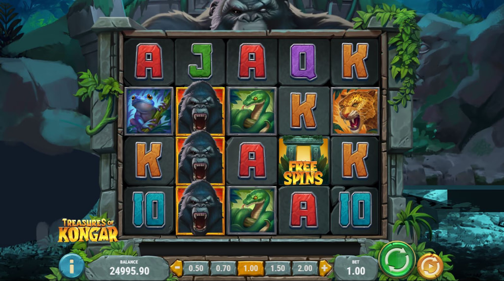 Screenshot van Treasures of Kongar