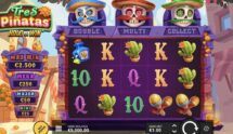 Screenshot from the New Tres Pinatas Hold & Win Slot by Hacksaw Gaming