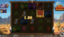 Screenshot from the New Wild Bison Stampede Slot by Slotmill