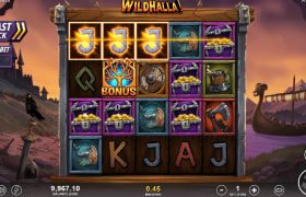 Screenshot van de nieuwe Wildhalla slot van Slotmill