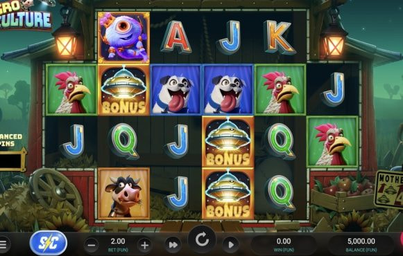 Screenshot from the new Agroculture slot by Relax Gaming