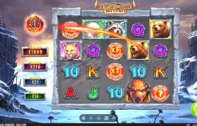 Screenshot fra den Nye Beasts of Fire Inferno Slot af Play’n GO