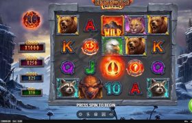 Screenshot from the New Beasts of Fire Inferno Slot by Play'n GO