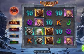 Screenshot van de nieuwe Beasts of Fire Inferno slot van Play'n GO