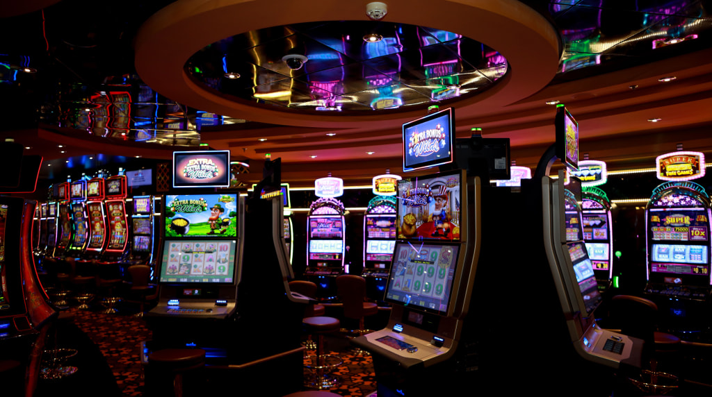 Casino met fysieke gokkasten