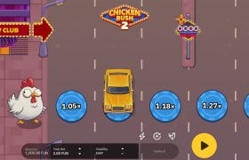 Screenshot della nuova slot Chicken Rush 2 di BGaming