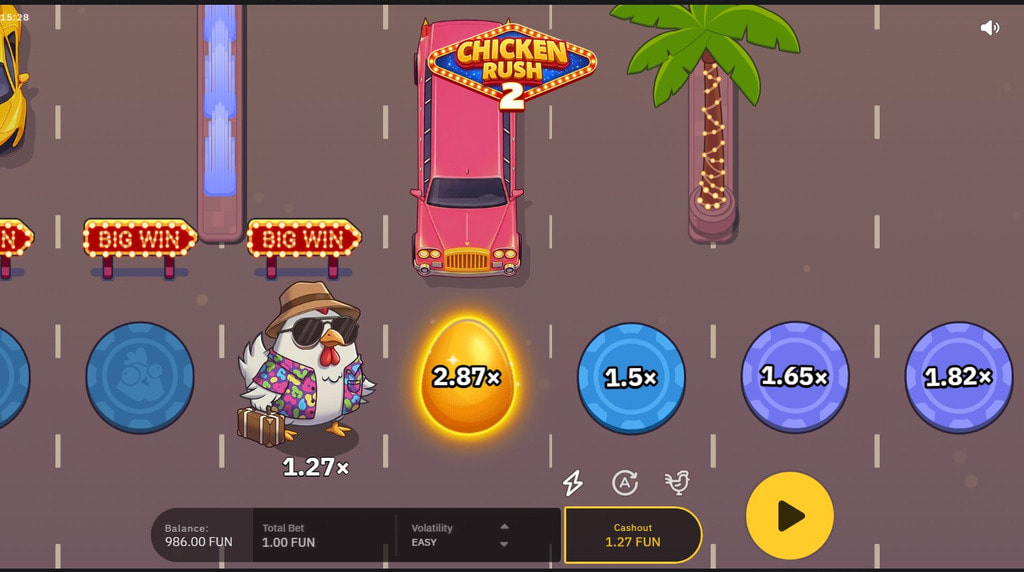 Golden Eggs su Chicken Rush 2