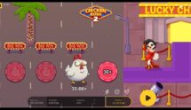 Screenshot from the New Chicken Rush 2 Game by BGaming