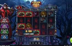 Screenshot from the New Cursed Moon Power Collection Slot by Play'n GO