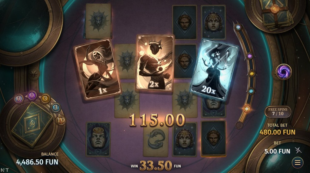 Screenshot from the Divine Deck Bonus of Deck of Divinity