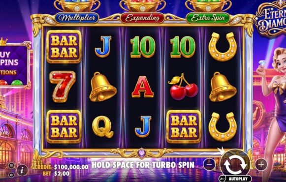 Screenshot della nuova slot Eternal Diamonds di Pragmatic Play