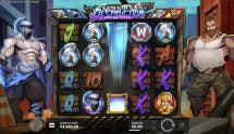 Screenshot fra den Nye Fist of Destruction Megamultiplier Slot af Hacksaw Gaming