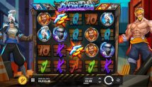Screenshot van de nieuwe Fist of Destruction Megamultiplier slot van Hacksaw Gaming