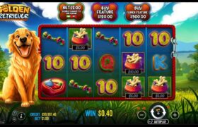 Screenshot from the New Golden Retriever Slot by Pragmatic Play