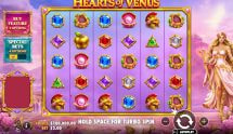 Screenshot della nuova slot Hearts of Venus di Pragmatic Play