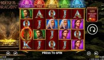Screenshot della nuova slot House of the Dragon di Blueprint Gaming