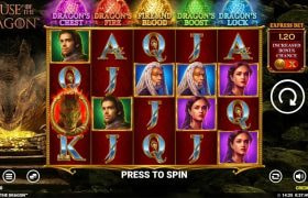 Screenshot della nuova slot House of the Dragon di Blueprint Gaming