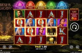 Screenshot from the New House of the Dragon Slot by Blueprint Gaming