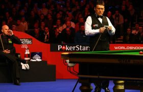 Jimmy White in Action at the 2010 Masters Snooker Tournament