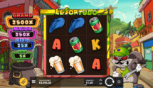 Screenshot van de nieuwe Le Sortudo slot van Hacksaw Gaming