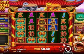 Screenshot from the New Lucky Drums 88 Slot by Pragmatic Play