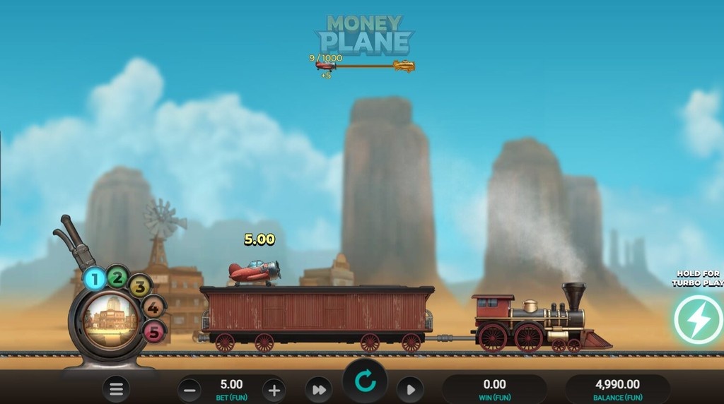 Screenshot from the New Money Plane Slot by Relax Gaming