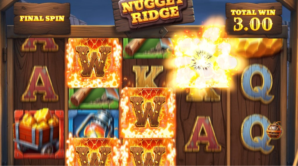 Screenshot from the Bonus Buy Feature of Nugget Ridge